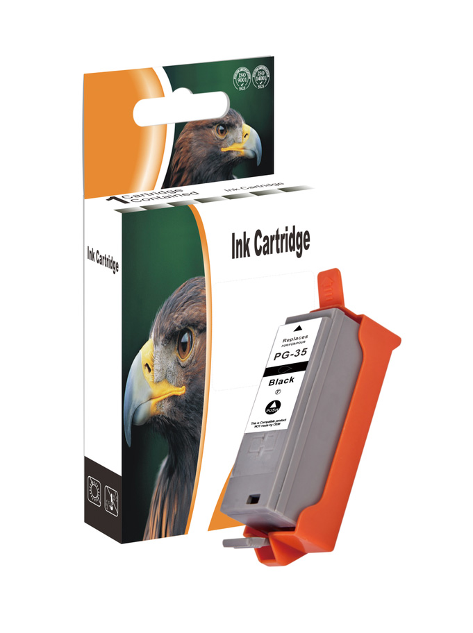 Ink Cartridge Black compatible for Canon BCI-15BK / 8190A002, 5,3 ml