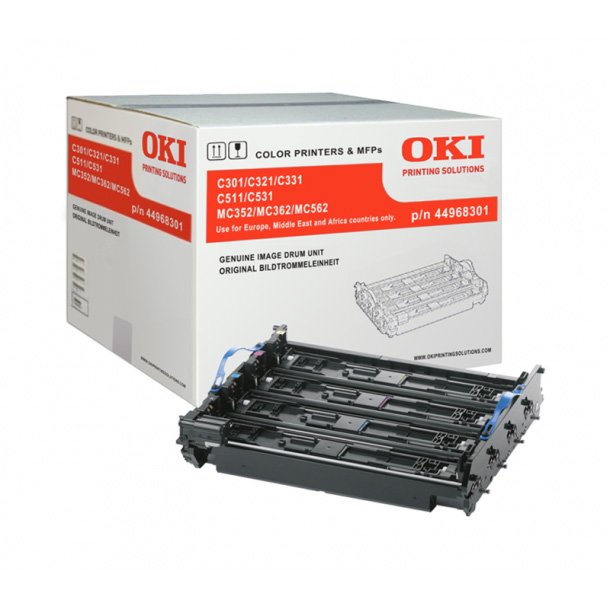 Drum Unit Compatible for OKI C301, C321, C331, MC332, MC342, MC362, 44968301