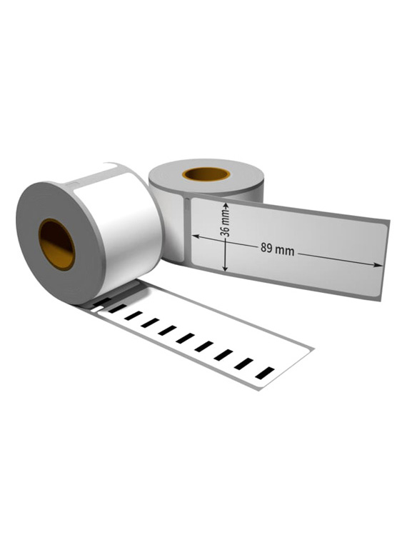 Etichette in rotolo Compatibel for Dymo 99012 (36mm×89mm, 260 Labels Bianco)