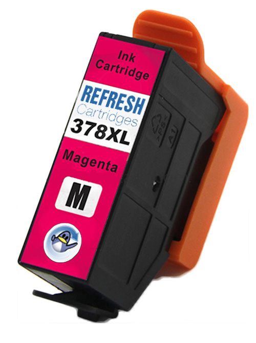 Ink Cartridge Magenta compatible for Epson C13T37934010, 378XL, 830 pages