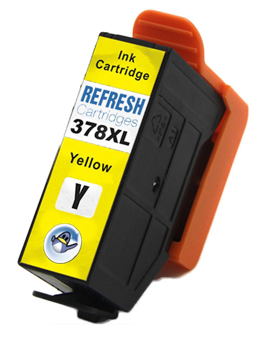 Ink Cartridge Yellow compatible for Epson C13T37944010, 378XL, 830 pages