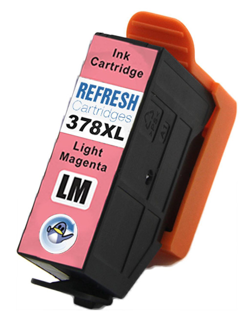 Ink Cartridge Light Magenta compatible for Epson C13T37964010, 378XL, 830 pages