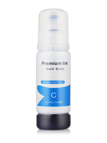 Tintenflasche Cyan kompatibel für Epson EcoTank C13T03R240 / 102, 70 ml