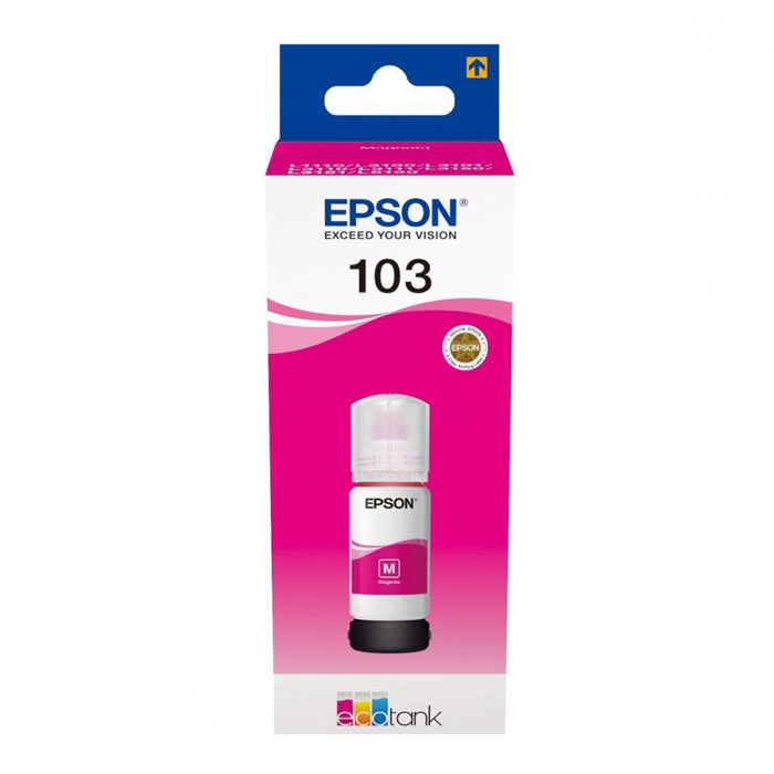 Original Φιάλη Μελάνι Ματζέντα Epson EcoTank C13T00S34A / 103MG, 65 ml