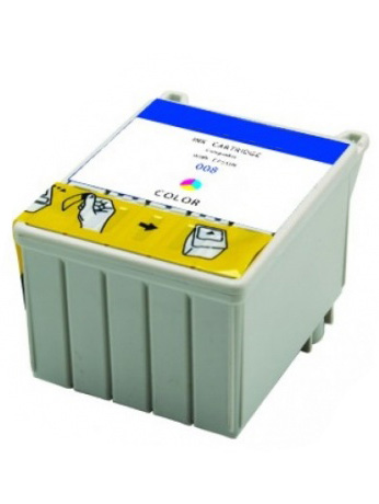 Tintenpatrone Color CMY kompatibel für Epson C13T00840110, T008, 43 ml