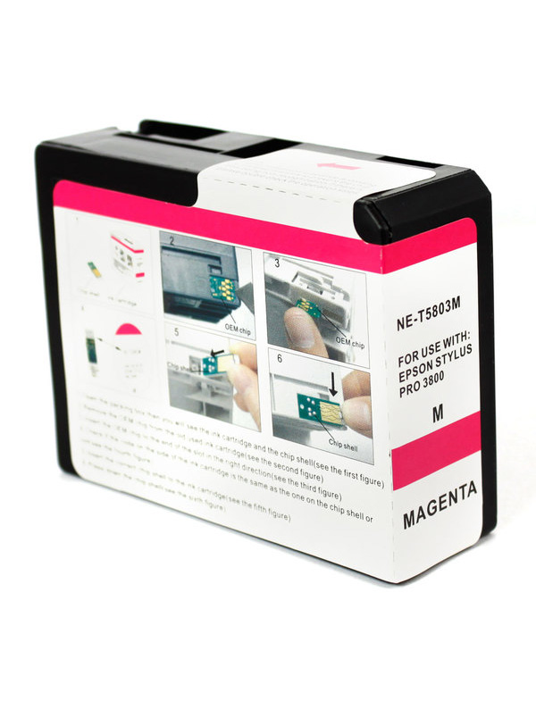 Tintenpatrone Magenta kompatibel für Epson C13T580300 / T5803, 84 ml