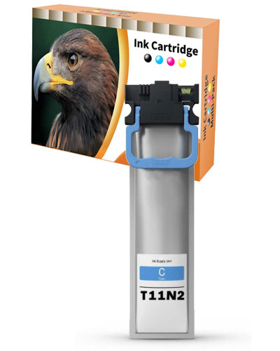 Μελάνι Γαλάζιο Συμβατό με Epson WF Pro EM-C800RDWF, T11N2 XL / C13T11N240, 5.000 σελ.