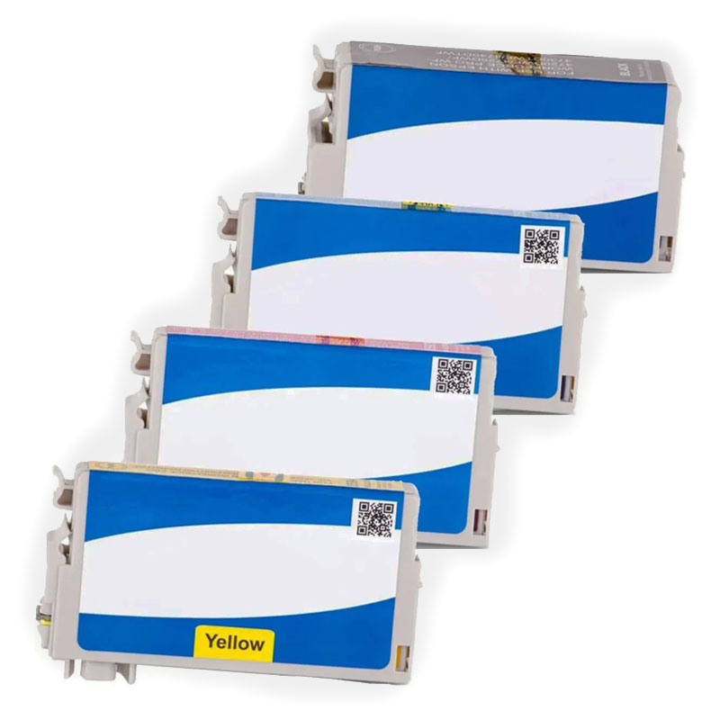 Μελανοδοχεία ΣΕΤ-4 χρώματα Συμβατά για Epson WorkForce Pro WF-4745 DTWF multipack T407