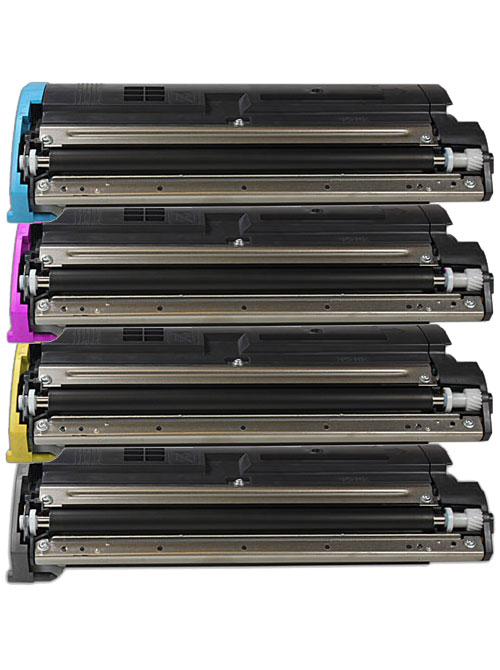 Set 4 Toner alternativi per Epson Aculaser C1000, C2000