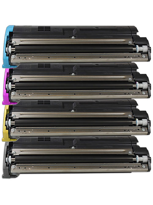 Set 4 Toner Compatible for Epson Aculaser C1000, C2000