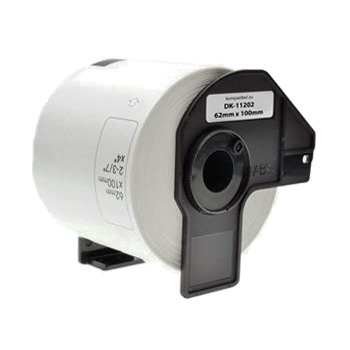 Roll Labels Compatible for Brother DK-11202 (62mmx100mm, 300 Labels)