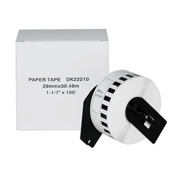 Roll Labels Compatible for Brother DK-22210 (29mmx30,48M Continuous)