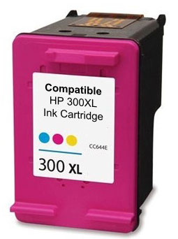 Ink Cartridge Color CMY compatible for HP Nr 300XXL / CC644EE, 18 ml