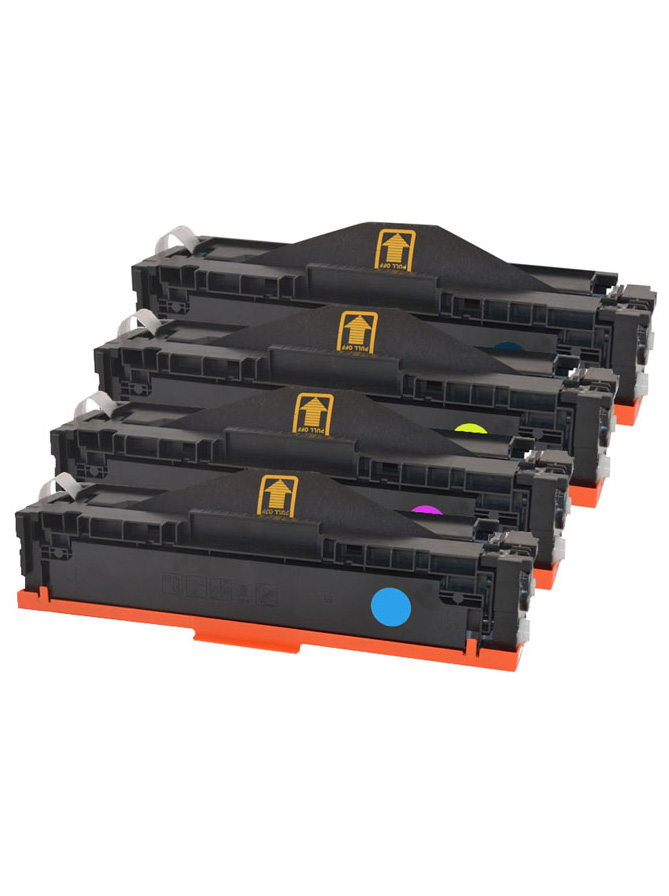 Set 4 Toner Compatible for HP Enterprise M552, M553, 508X