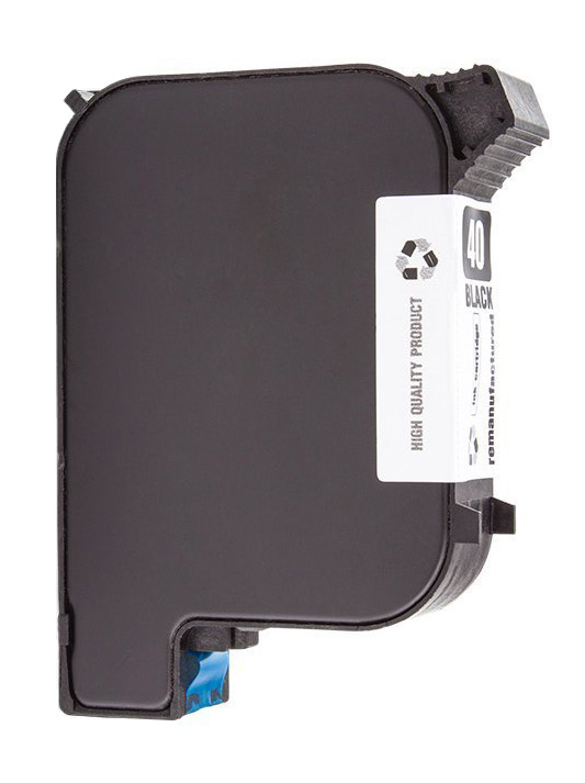 Tintenpatrone Schwarz kompatibel für HP Nr 40 / 51640AE, 42 ml