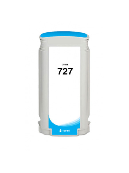 Ink Cartridge Cyan compatible for HP Nr. 727 XL, B3P19A, 130 ml