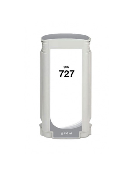 Tintenpatrone Grau kompatibel für HP Nr. 727 XL, B3P24A, 130 ml
