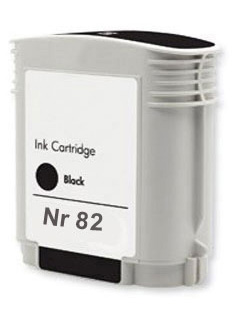 Tintenpatrone Schwarz kompatibel für HP Nr 82, CH565A, 69 ml