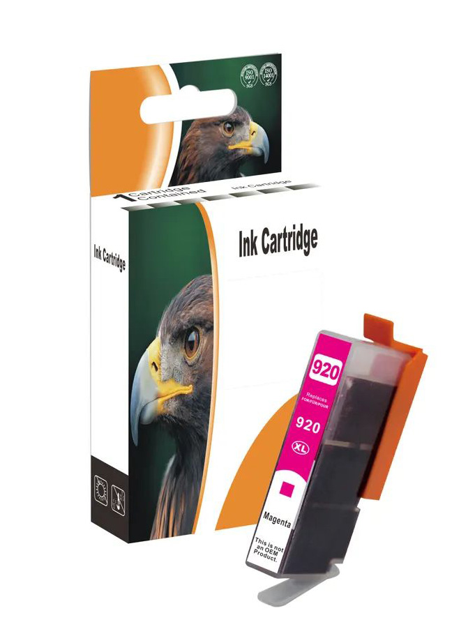 Tintenpatrone Magenta kompatibel mit Chip für HP Nr 920XL, CD973AE, 750 seiten