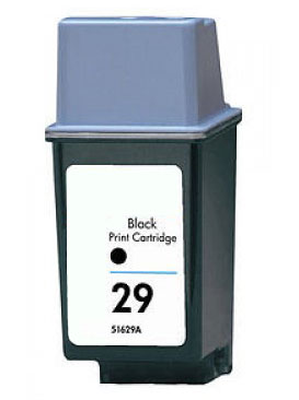 Tintenpatrone Schwarz kompatibel für HP Nr 29 / 51629AE, 42 ml