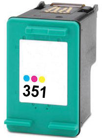 Ink Cartridge Color CMY compatible for HP Nr 351 XL / CB338EE, 21 ml