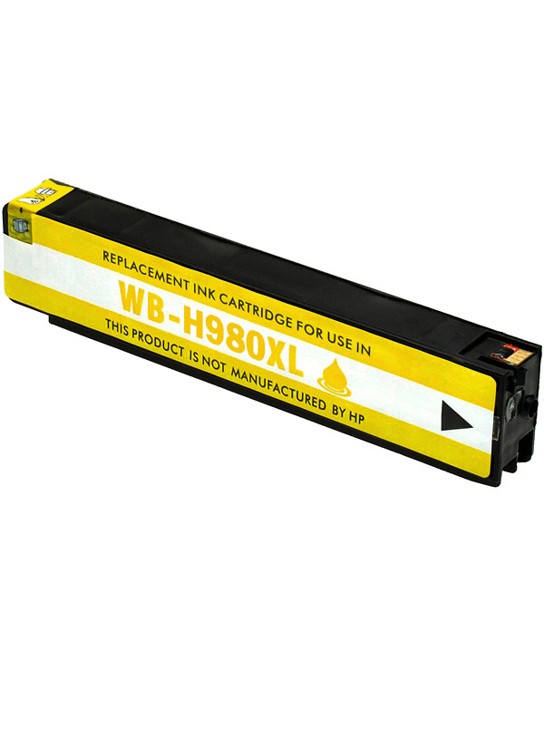 Tintenpatrone Gelb kompatibel für HP D8J09A, 980