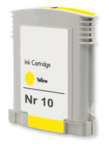 Tintenpatrone Gelb kompatibel für HP Nr 10, C4842AE, 29 ml