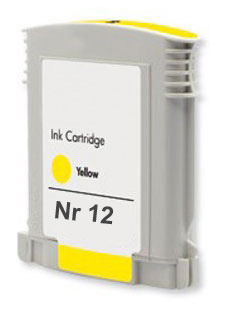Tintenpatrone Gelb kompatibel für HP Nr 12 / C4806A, 62 ml