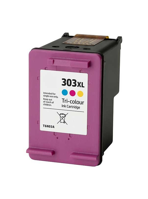 Tintenpatrone Dreifarbig kompatibel für HP 303XL, T6N03AE, 10 ml