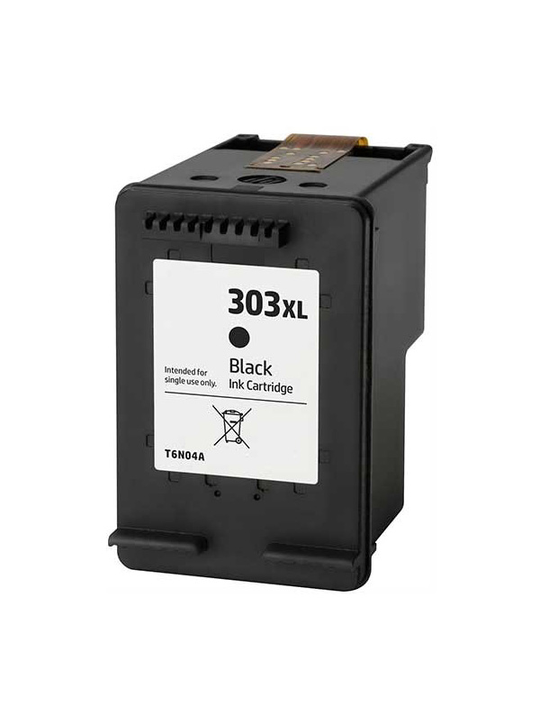 Tintenpatrone Schwarz kompatibel für HP 303XL, T6N04AE, 12 ml