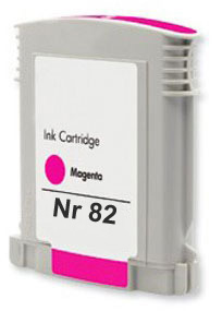 Cartuccia di inchiostro Magenta compatibile per HP Nr 82 / C4912A, 72 ml