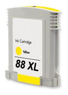 Cartuccia di inchiostro Giallo compatibile per HP Nr 88Y XL / C9393AE, 29 ml