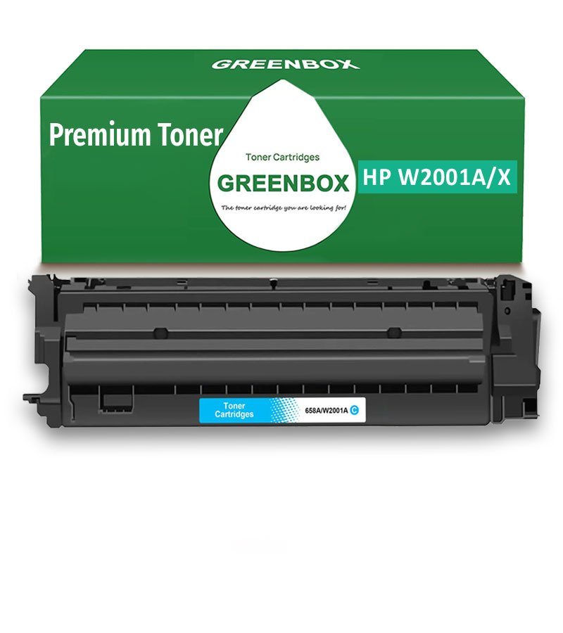 Alternativ-Toner Cyan für HP Enterprise M751, 658A / W2001A, 6.000 seiten