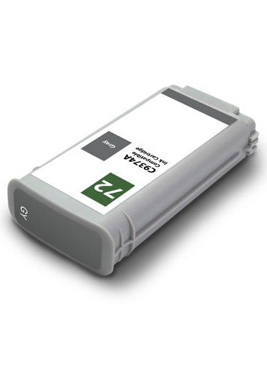 Tintenpatrone Grau kompatibel für HP C9374A, Nr. 72, 130 ml
