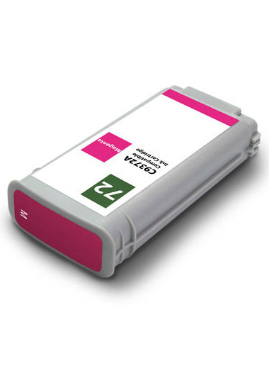 Ink Cartridge Magenta compatible for HP C9372A, Nr. 72, 130 ml
