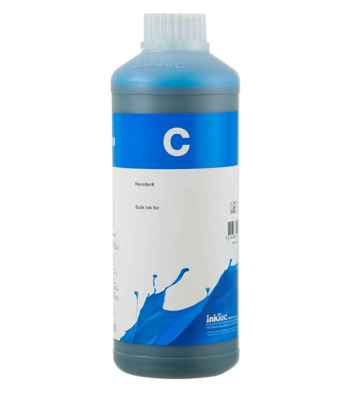 Professional Ink Refill Cyan IncTec Premium Dye Universal HP, Canon 1Lit.