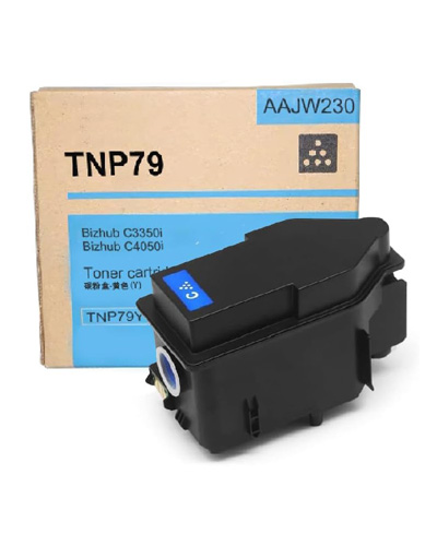 Toner Cyan Compatible for Konica Minolta Bizhub C3350I, C4050I, TNP79C / AAJW450, 9.000 pages