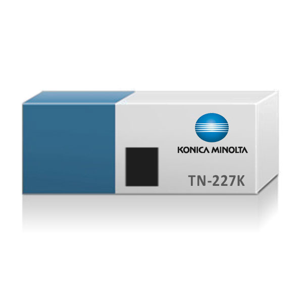 Toner originale nero Konica Minolta Bizhub C257i, TN227K, ACVH150, 24.000 pagine