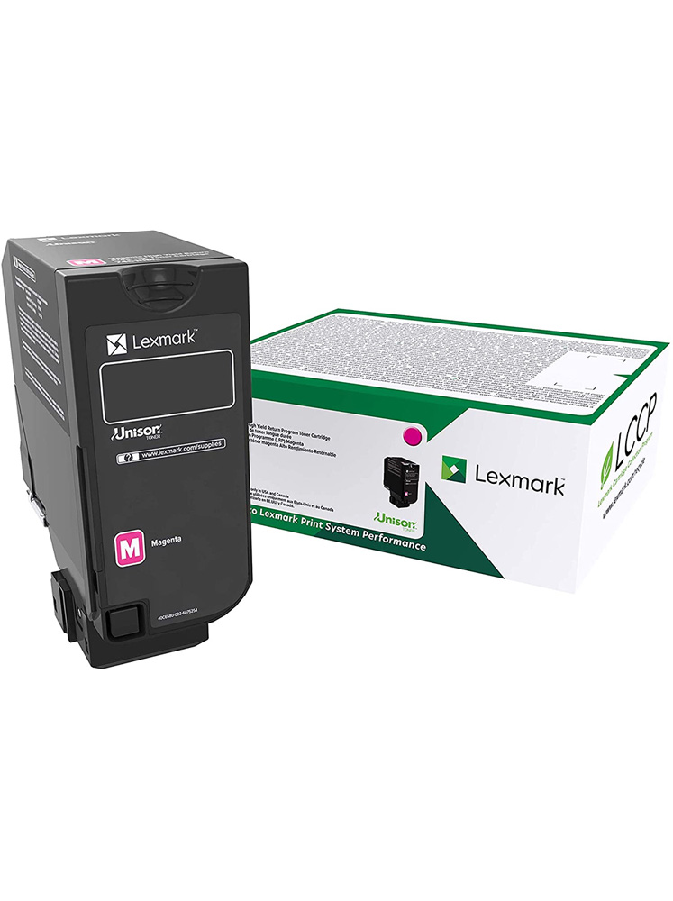 Original Toner Magenta Lexmark CS727, CS728, CX727, 75B20M0, 10.000 seiten