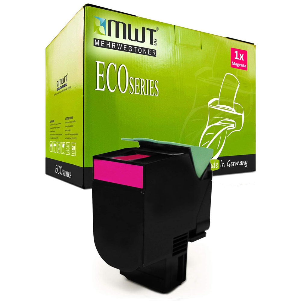 Toner alternativo Magenta per Lexmark CS310, CS410, CS510, 70C2HM0 / 702HM, 3.000 pagine