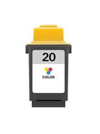 Ink Cartridge Color CMY compatible for Lexmark No 20HC / 25HC, 15MX120E, 24 ml