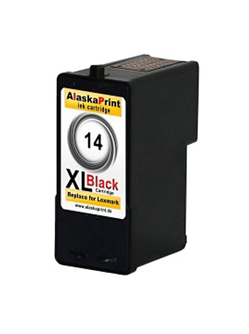 Ink Cartridge Black compatible for Lexmark No 14, 018C2090E, 22 ml