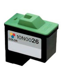 Ink Cartridge Color CMY compatible for Lexmark No 26 / 27, 15 ml