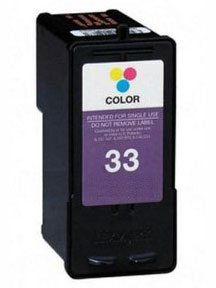 Ink Cartridge Color CMY compatible for Lexmark No 33, 018CX033E, 15ml