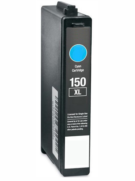 Cartuccia di inchiostro Ciano compatibile per Lexmark No 150XL / 14N1615E, 13,8 ml