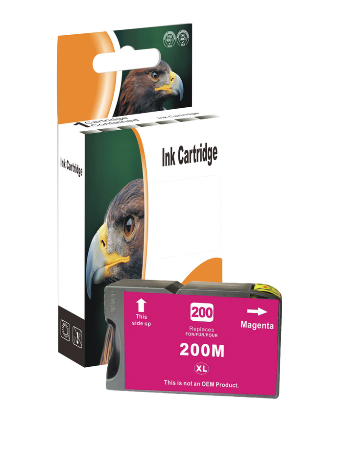 Ink Cartridge Magenta compatible for Lexmark No 200XL/210XL / 14L0176E, 40 ml
