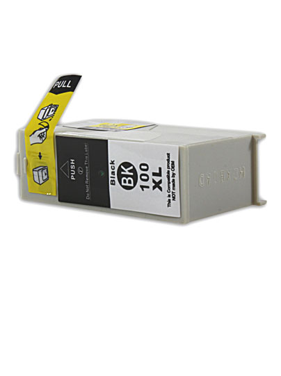 Cartuccia di inchiostro Nero compatibile per Lexmark No 100 XL / 0014N1092E, 22 ml
