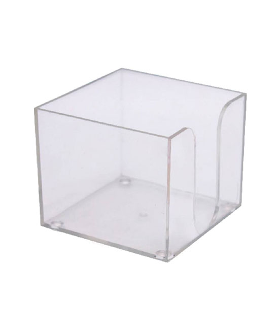 Note cubo -scatola trasparente plastica