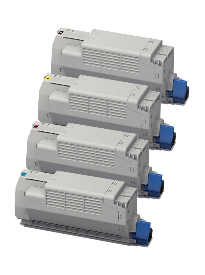 Set 4 Toner Compatible for OKI MC760, MC770, MC780