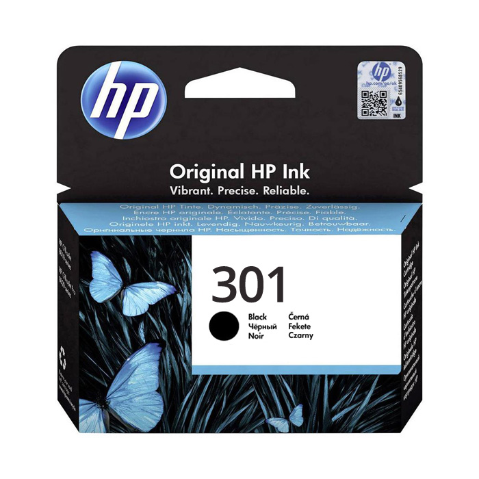 Original Ink Cartridge Black HP 301 / CH561EE 190 pages